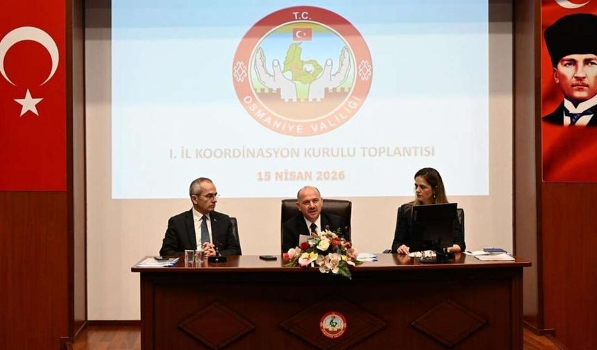 Osmaniye 2. İl Koordinasyon Kurulu Toplantısı Yapıldı: 2026 Yatırımları Masada