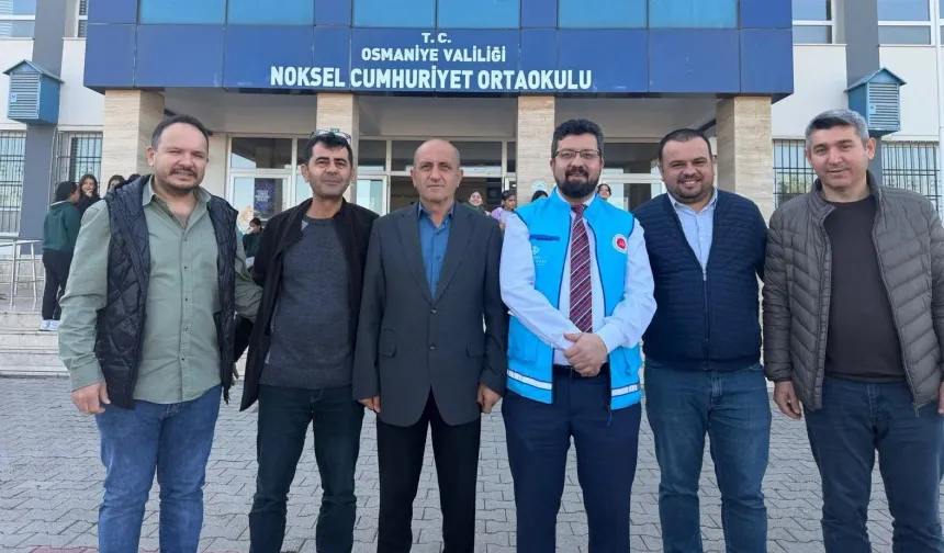 Osmaniye İl Müftülüğü’nden Noksel Cumhuriyet Ortaokulu’na Anlamlı Ziyaret