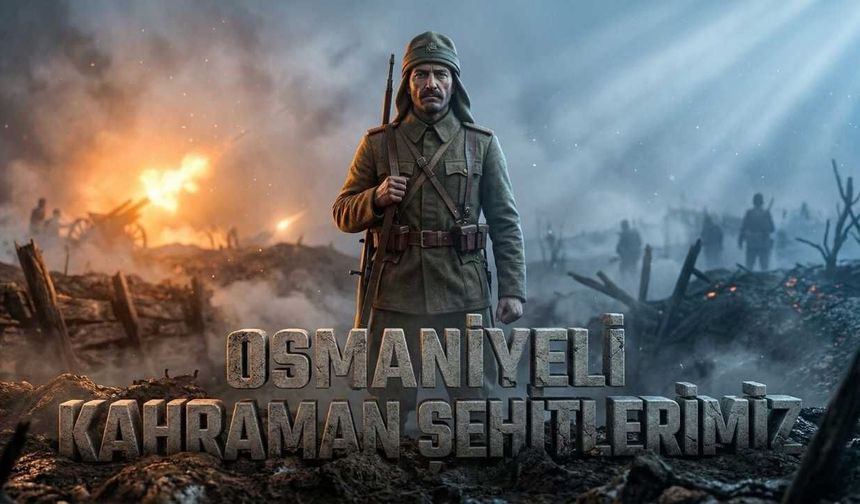 1. DÜNYA VE KURTULUŞ SAVAŞI’NDA ŞEHİT DÜŞEN OSMANİYELİ KAHRAMANLAR ANITI YAPILMALIDIR!..