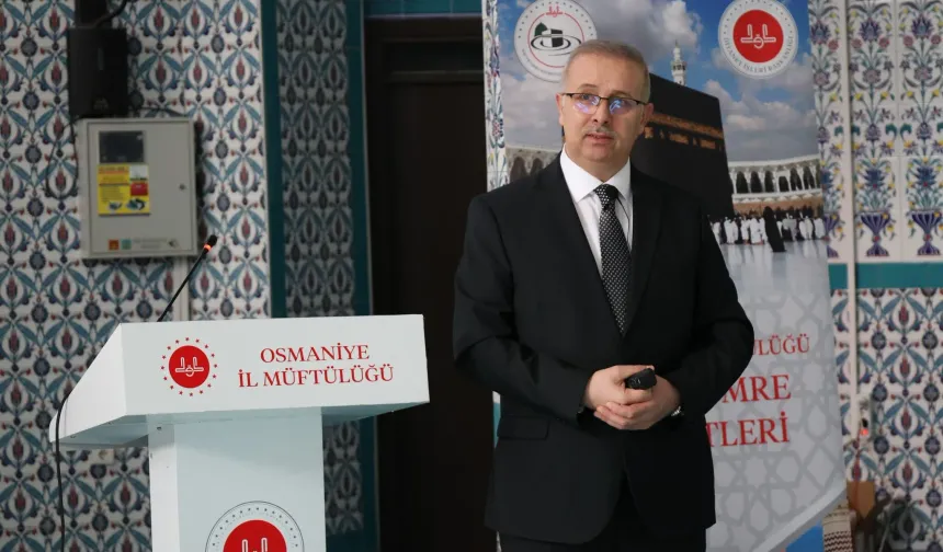 Osmaniye’de Hacı Adaylarına Yönelik “Hac Hazırlık Kursu” Düzenlendi