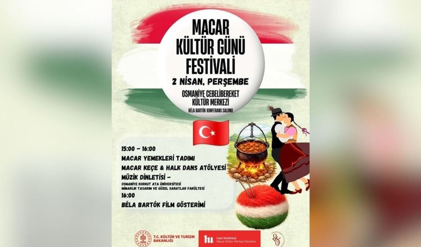 Osmaniye’de Macar Rüzgarı Esecek: Macar Kültür Günü Festivali Yarın Başlıyor