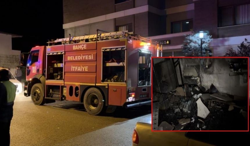 Osmaniye'de Yangın Paniği: Ev Tamamen Yandı