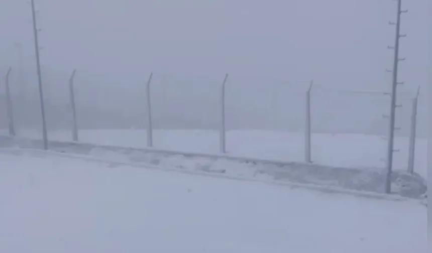 Osmaniye’nin Yüksek Kesimlerine Nisan Karı Bahçe’de Kartpostallık Manzaralar