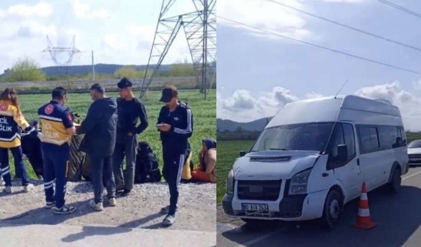 Toprakkale’de İşçi Servisi ile Minibüs Çarpıştı: Yaralılar Var