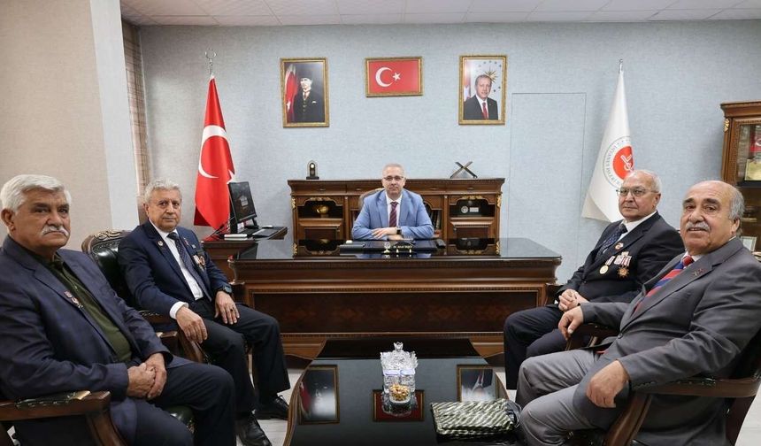 Türkiye Muharip Gaziler Derneği Osmaniye Şubesi’nden Müftülük Ziyareti