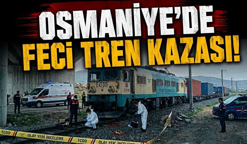 Osmaniye'de Tren Kazası: Raylara Bayılıp Düşen Şahıs Ağır Yaralandı
