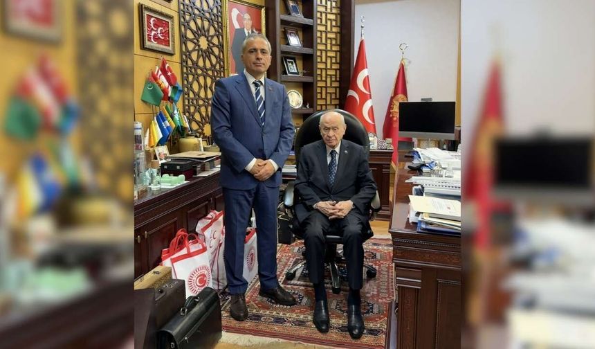 Başkan Çenet, Osmaniye Projelerini  Bahçeli’ye Sundu!