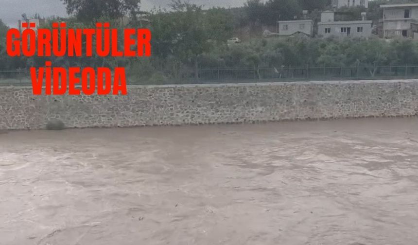 Karaçay Taşma Noktasında! Toprakkale'de Şiddetli Yağış Alarmı