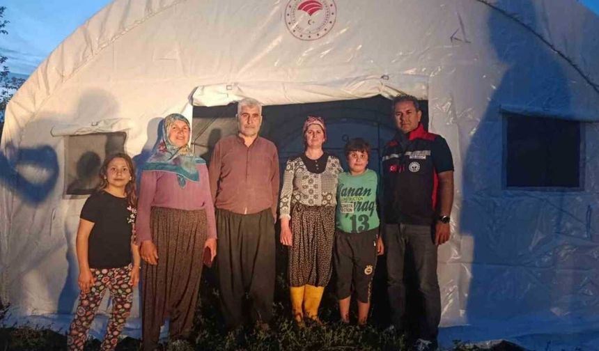 Kozan’da Selin İzleri Siliniyor: Üreticilere Çadır Desteği ve Hasar Tespiti