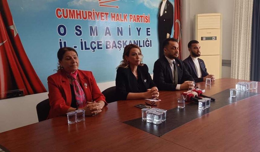 CHP Hatay Milletvekili Kara Osmaniye'den Seslendi