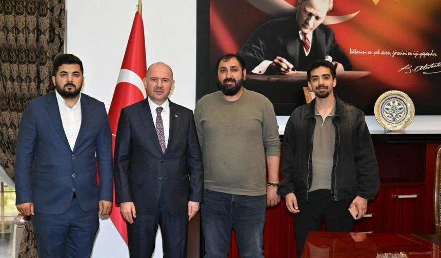 İHA Heyeti Osmaniye Valisi ile Bir Araya Geldi