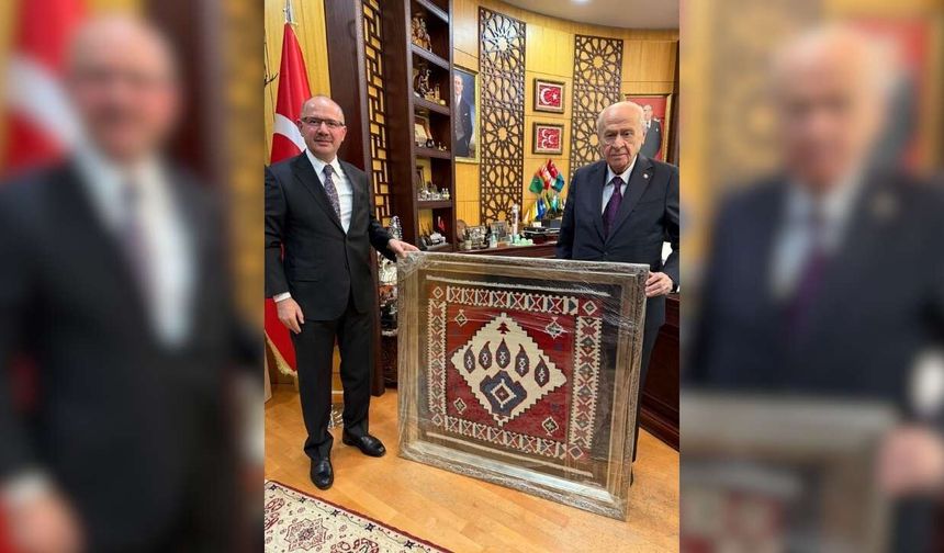 Osmaniye Valisi Serdengeçti’den Devlet Bahçeli’ye Ziyaret