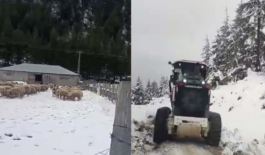 Osmaniye'de 1 Metre Karda Mahsur Kalan Vatandaş İçin Seferberlik