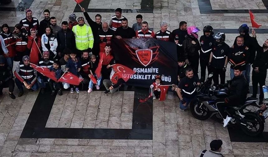 Osmaniye'de 19 Mayıs Motosiklet Korteji Düzenlendi