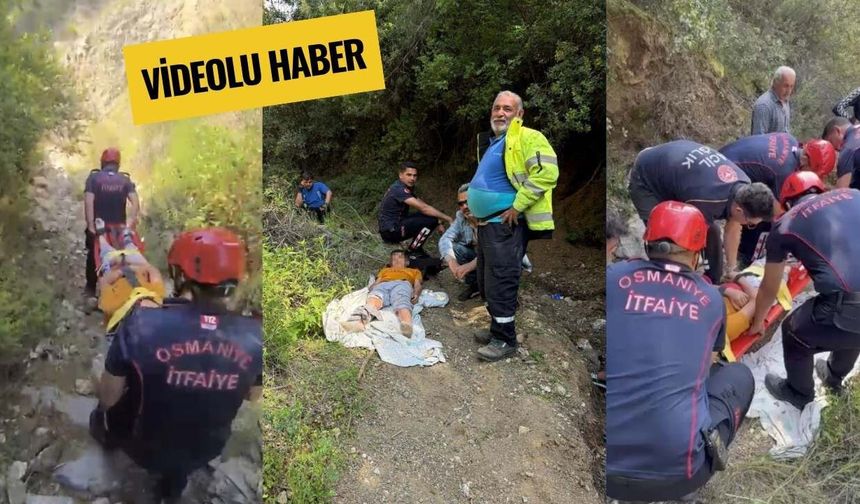 Osmaniye'de Dere Yatağına Düşen Çocuk Yaralandı