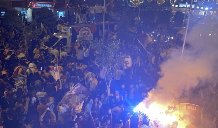 Osmaniye’de Galatasaray Coşkusu Sokaklar Sarı-Kırmızıya Boyandı!