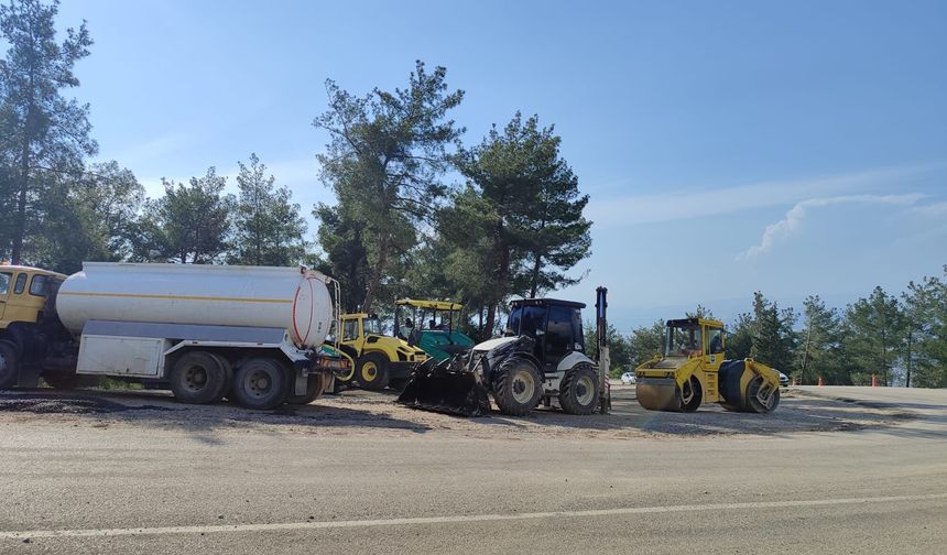 Osmaniye'de Karaçay Şelale Yolunda Genişletme Çalışmaları Sürüyor