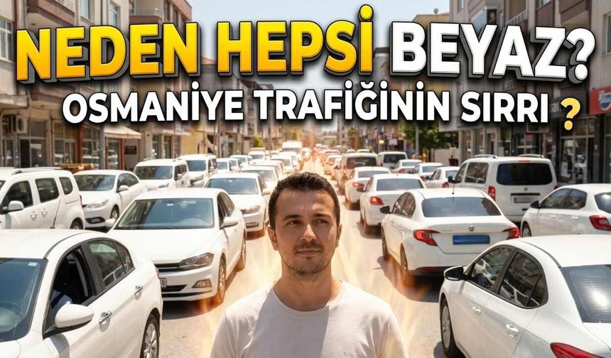 Osmaniye Sokaklarında Neden Her Yer Beyaz Araç Dolu