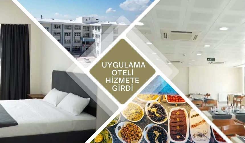 Osmaniye'de Sultan Alparslan Uygulama Oteli Hizmete Girdi
