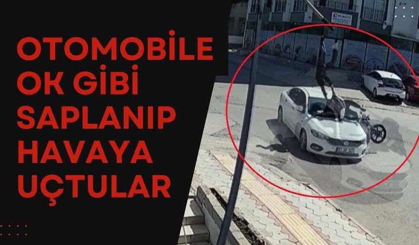 Otomobile Ok Gibi Saplanıp Havaya Uçtular