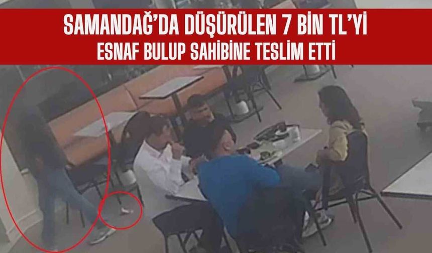 Samandağ’da Düşürülen 7 Bin TL’yi Esnaf Bulup Sahibine Teslim Etti