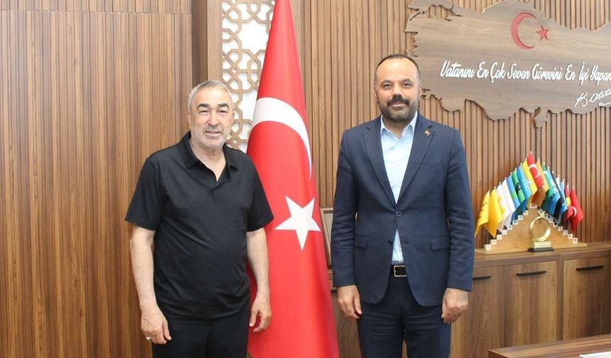 Samet Aybaba Başhekim Hakkoymaz’ı ziyaret etti