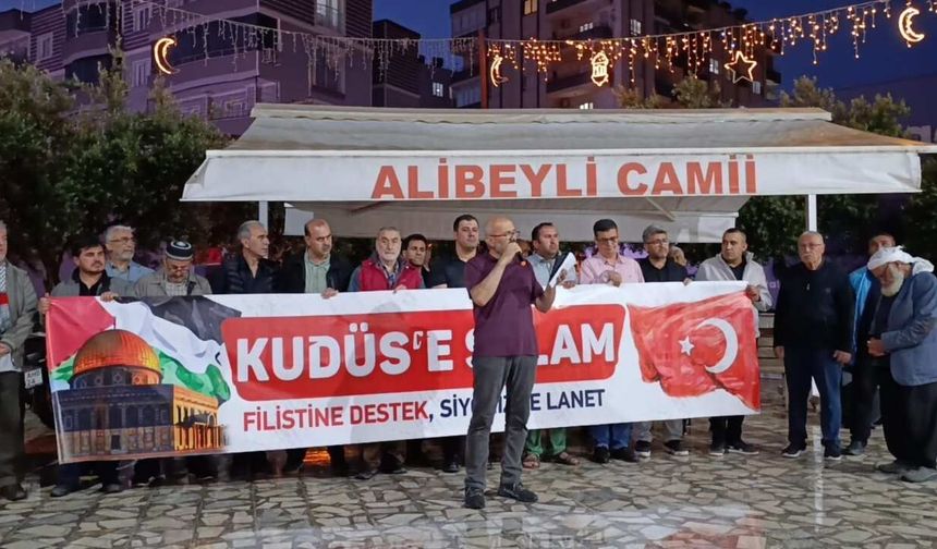 Osmaniye Siyonist Katliama Karşı Tek Yürek Oldu