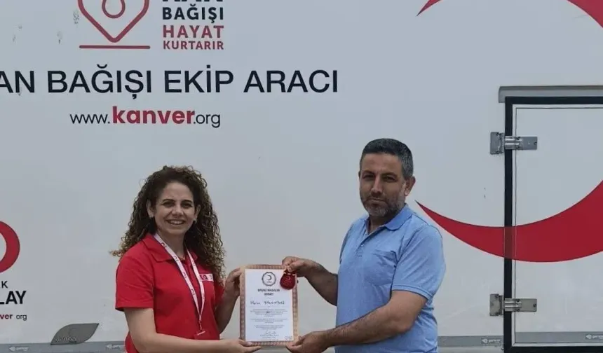 Sumbas’tan Hayat Kurtaran Destek, Düzenli Bağışçılara Altın ve Bronz Madalya