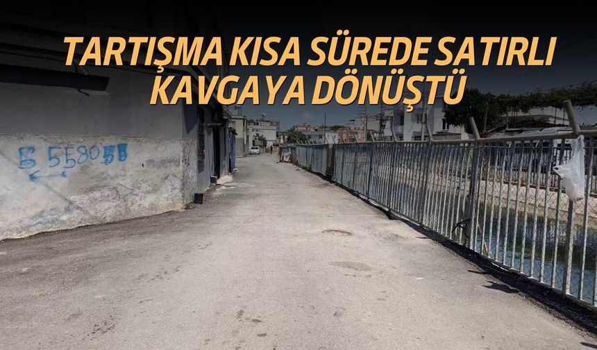 Tartışma Kısa Sürede Satırlı Kavgaya Dönüştü