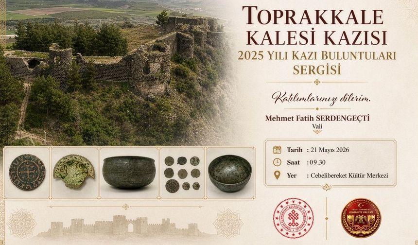 Toprakkale Kalesi Kazı Buluntuları Görücüye Çıkıyor!