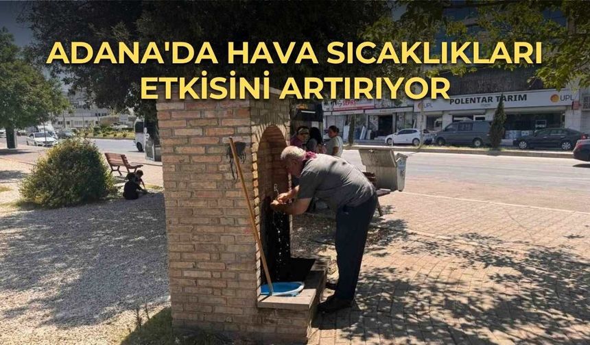 Adana'da Hava Sıcaklıkları Etkisini Artırıyor