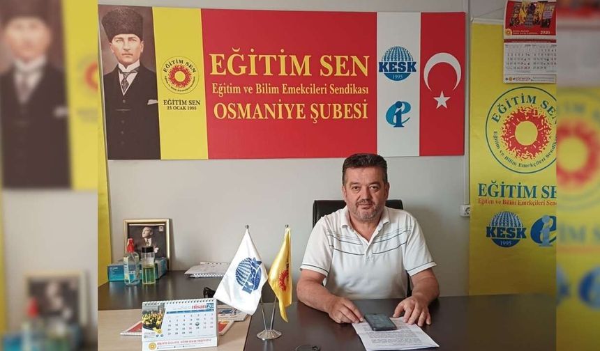 Ankara'daki Öğretmen Gözaltılarına Osmaniye'den Tepki