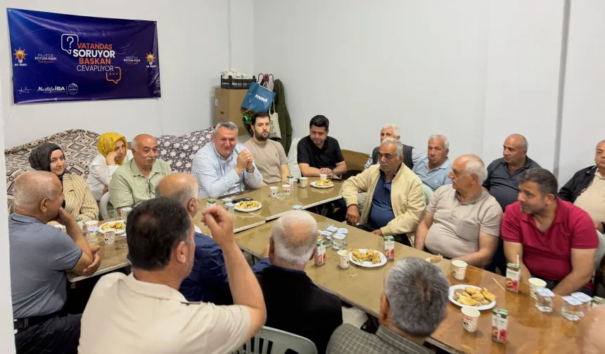 Düziçi’nde “Vatandaş Soruyor, Başkan Cevaplıyor” programı yoğun ilgi gördü
