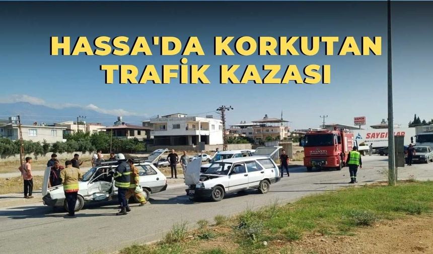 Hassa'da Korkutan Trafik Kazası