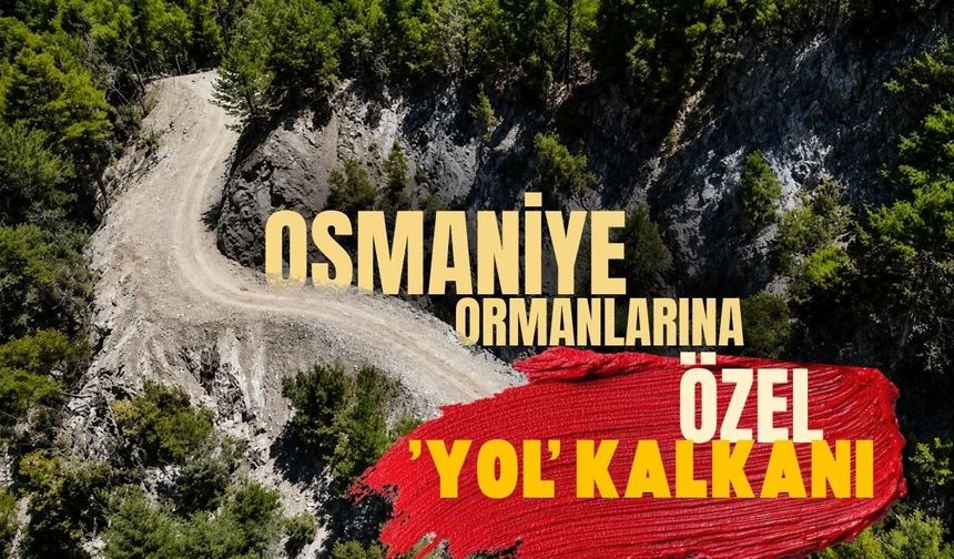 Osmaniye Ormanlarına Özel 'Yol' Kalkanı