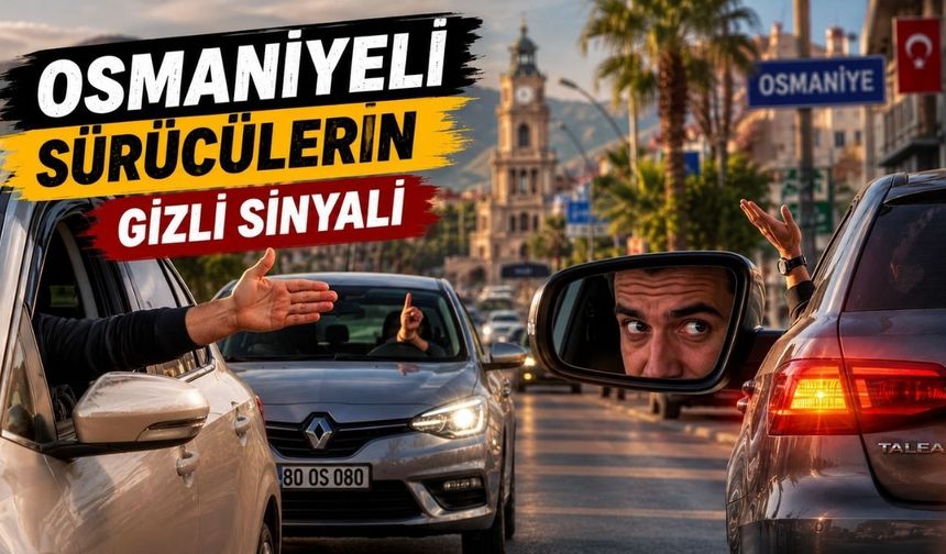 Osmaniye Sürücülerinin Sinyal Yerine Kullandığı Gizli Hareketler!
