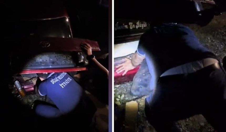 Osmaniye'de Araç Uçuruma Yuvarlandı, 2 Yaralı!