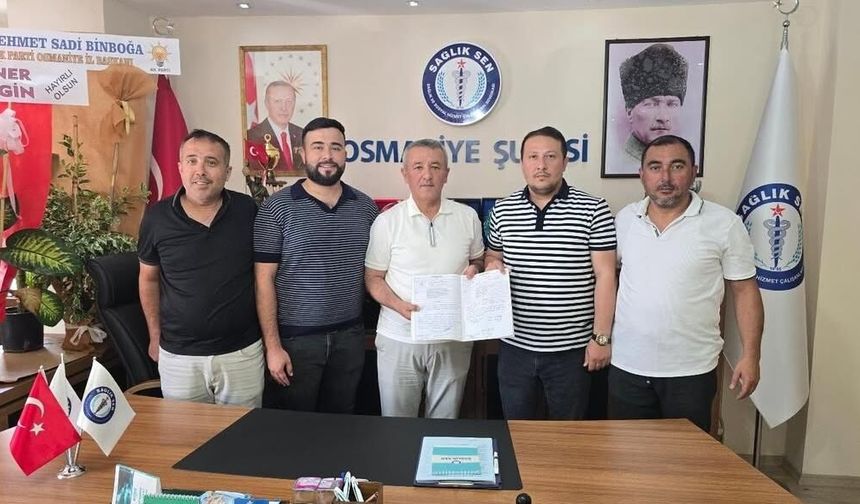 Sağlık-Sen Osmaniye Şubesi'nde Görev Dağılımı Belli Oldu
