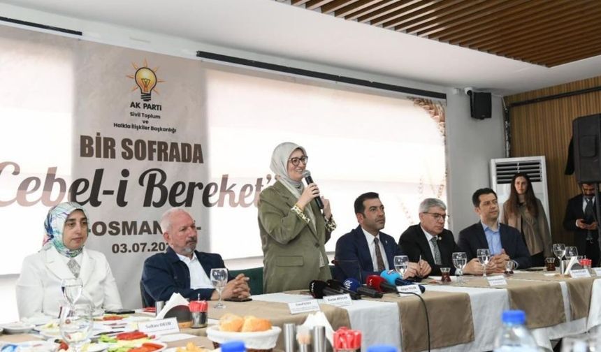 AK Parti Genel Başkan Yardımcısı Uygur, Osmaniye'de Konuştu "Terörsüz Türkiye Hedefimize Ulaşacağız"
