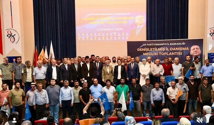 Osmaniye'de Gelecek Partisi'nden Ak Parti'ye 300 Kişilik Toplu Katılım!