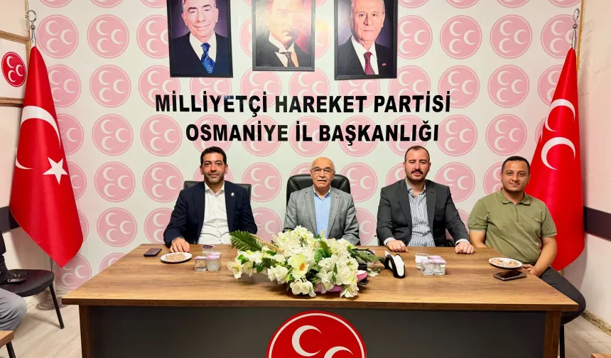AK Parti Osmaniye teşkilatından MHP'ye tebrik ziyareti