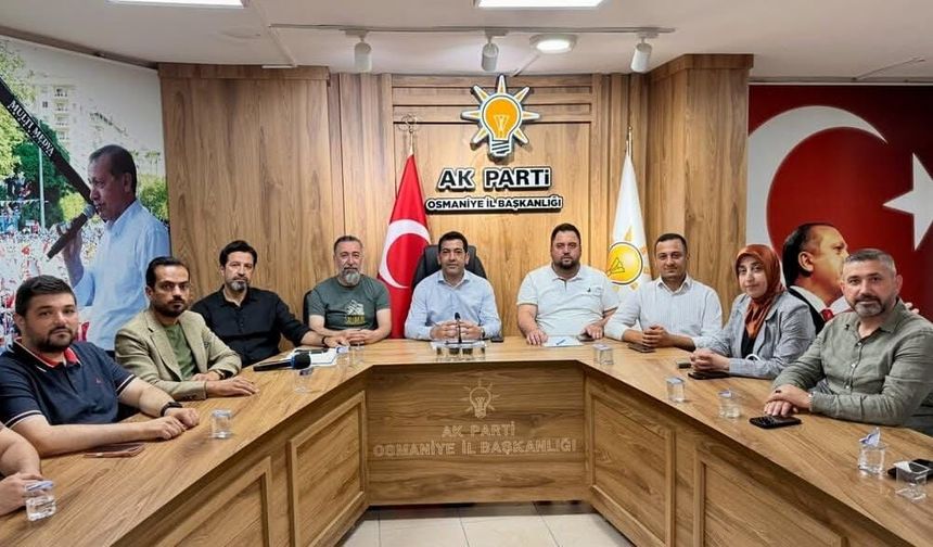 AK Parti Osmaniye'de Teşkilat Mesaisi