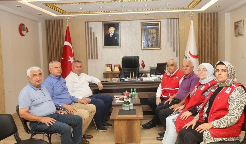 Başkan İba’dan Kızılay Düziçi Şubesi’ne Ziyaret