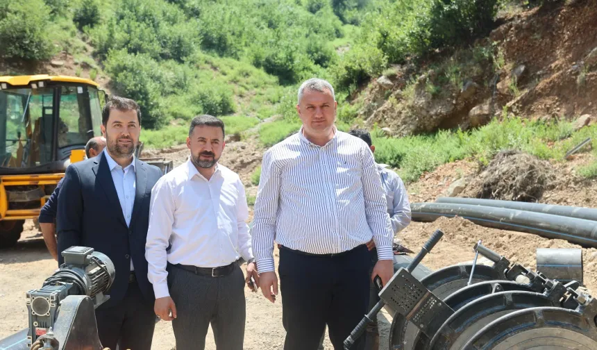 Düziçi'nde Asbestli Su Boruları Tarihe Karışıyor