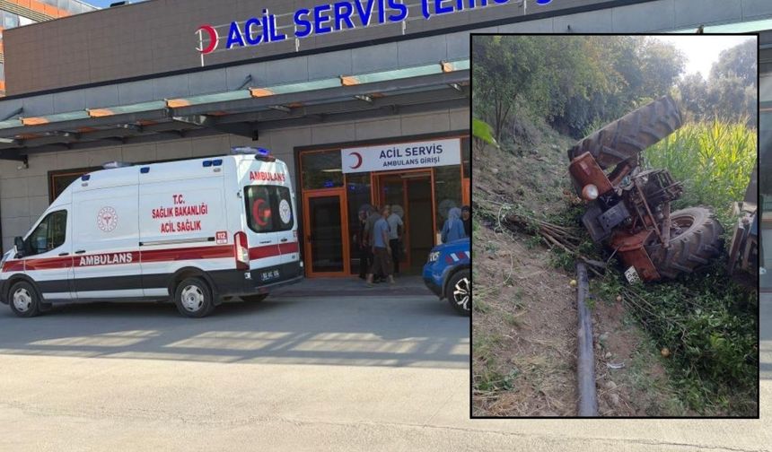 Osmaniye'de Traktör Devrildi! 2 Yaralı