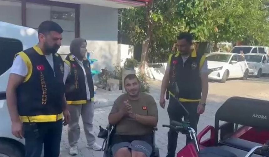 Hatay’da Engelli Vatandaşın Sandalyesini Çalan Hırsız Tutuklandı