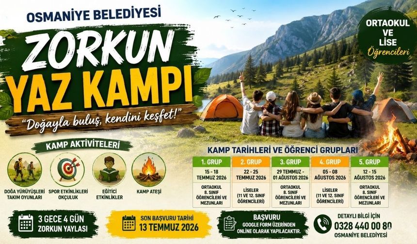 Osmaniye Belediyesi’nden Gençlere Müjde!