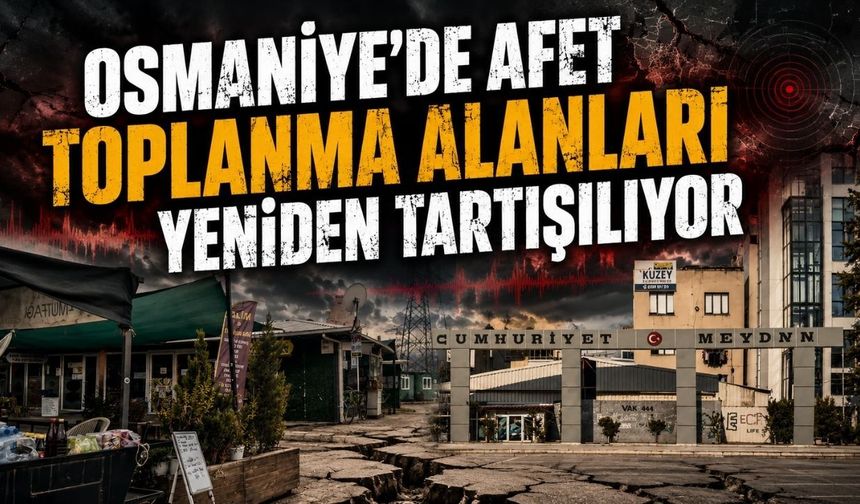Osmaniye'de Deprem Olursa Halk Nerede Toplanacak?