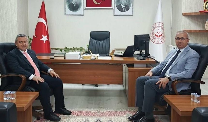 Osmaniye İl Müftüsü Dr. Ahat Taşçı'dan İl Müdürü Naci Yılmaz'a Ziyaret