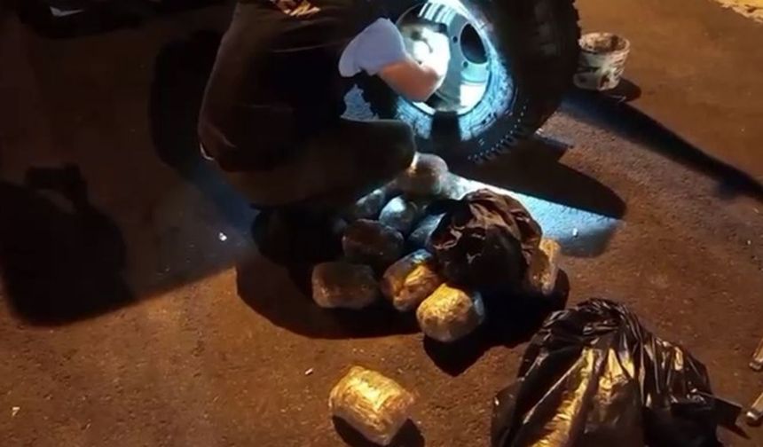 Osmaniye'de Dev Operasyon! Yedek Lastikten Çıkanlar Dudak Uçuklattı!